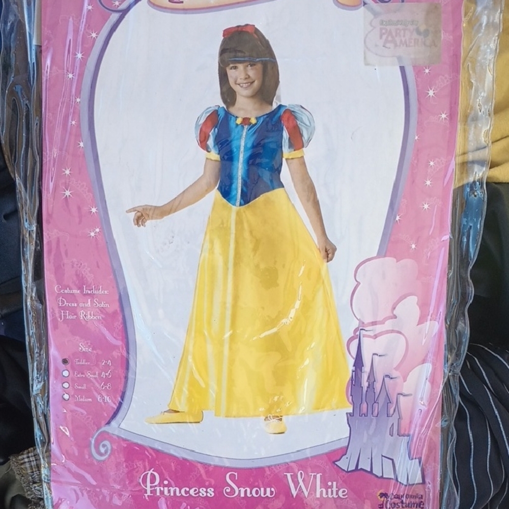 Disguise Princess Snow White Costume - Blue, Yellow, Red